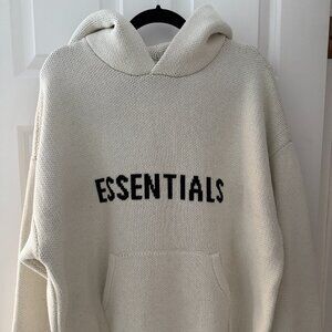 Essentials Knit Hoodie Cream / Oatmeal – Fear of God